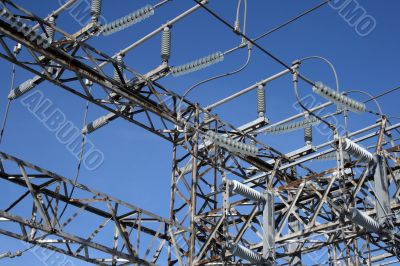 Insulators of high voltage electricity plant