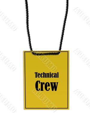 Technical crew stage pass