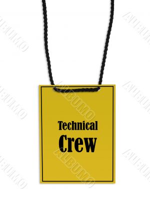 Technical crew stage pass