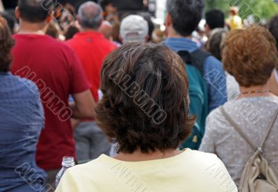 People watching a concert