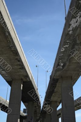 Under the highway viaducts Under the highway viaducts