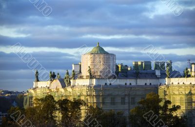 The Winter Palace under reconstruction