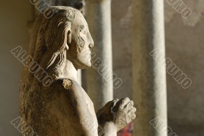 Statue in the Castello Sforzesco