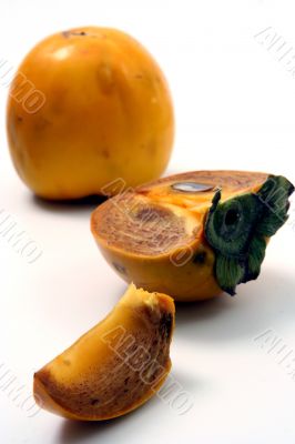 Persimmon isolated in white background