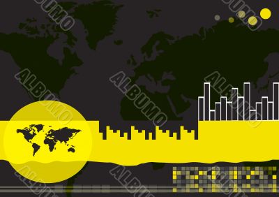 background with design elements