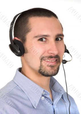 friendly customer operator