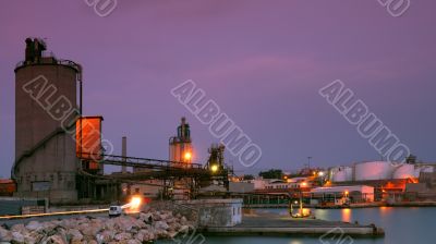 Industrial site in Piraeus, Greece