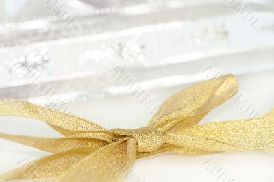 Celebratory and Christmas ribbon