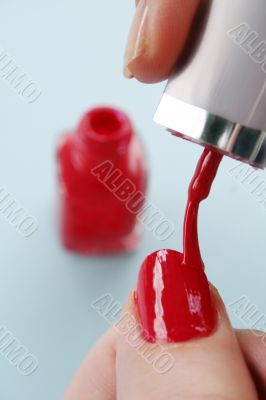 Painting Fingernails