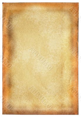 paper background page on white