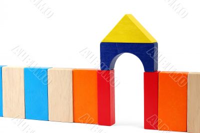 Baby blocks figure - Gate