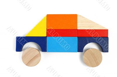 Baby blocks figure - SUV