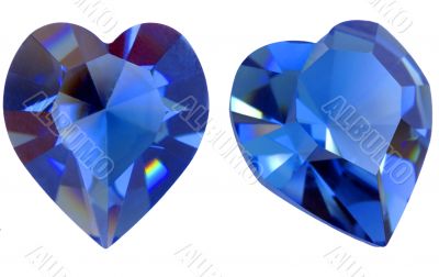 Heart shaped gem