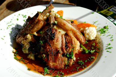 seafood at the restaurant