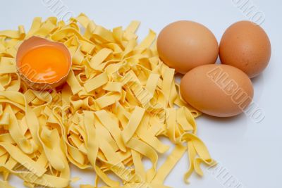pasta and egg