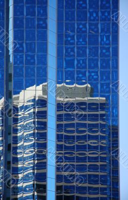 Reflection on Glass Tower