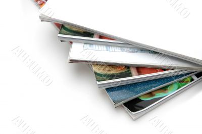 Stack of Magazine Closeup