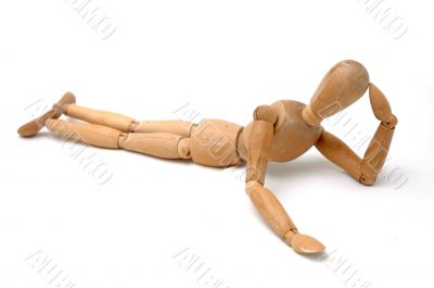 Figurine - Lying and Thinking