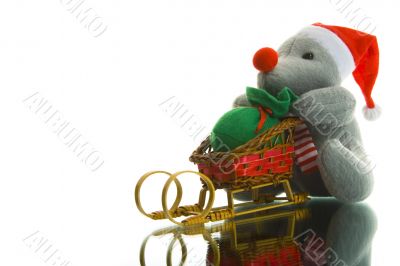 Christmas decoration with mouse