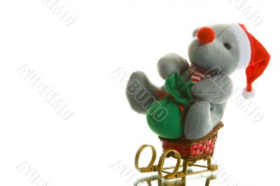 Christmas decoration with mouse