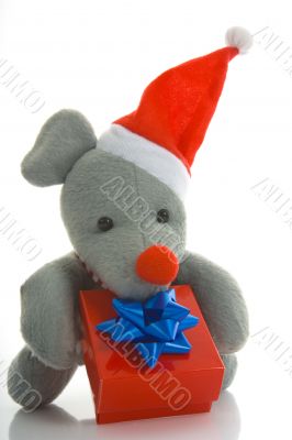 Christmas decoration with mouse