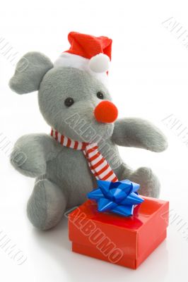 Christmas decoration with mouse