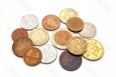 Coins of the various countries