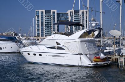 Luxurious motor yacht