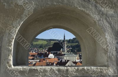 Cesky Krumlov old town