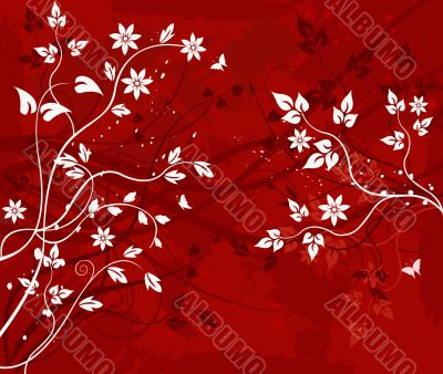 Abstract artistic  background - vector