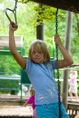 Girl playing