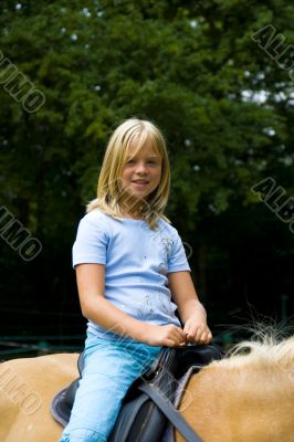 Girl on horse