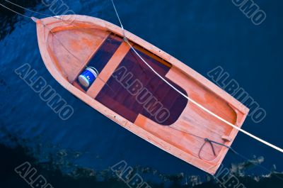 Sunken boat.