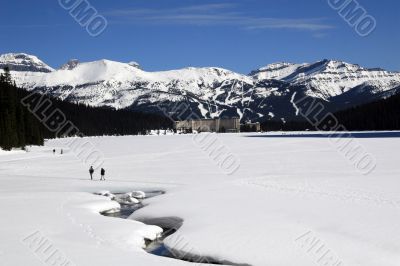 Lake Louise in winter