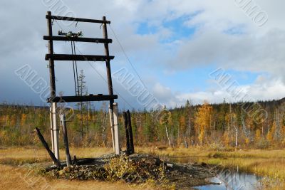 The distorted column