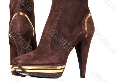 fashionable female boots