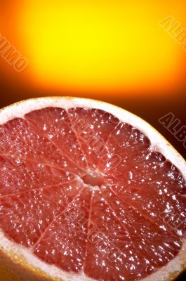 half of grapefruit