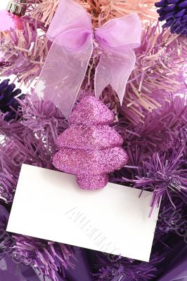 Christmas tree / Blank Greeting Card