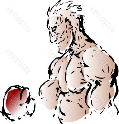 Boxer sketch