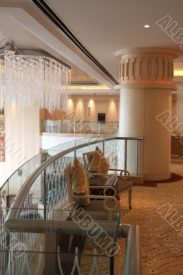 Luxurious waiting area