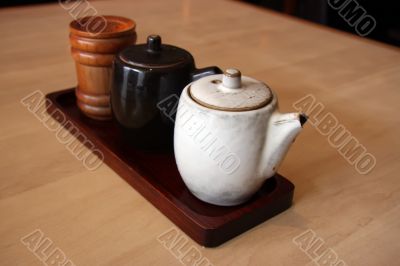 Japanese condiment containers
