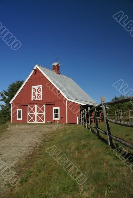 New England red barn