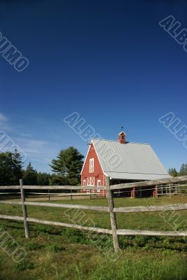 New England red barn