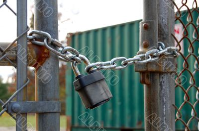 padlock and chain