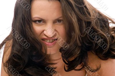 grinning woman