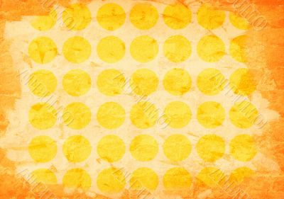 yellow spotted paper