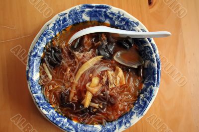 Asian soup noodles