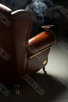 cigar and armchair