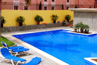 pool at a hotel in Palma de Mallorca