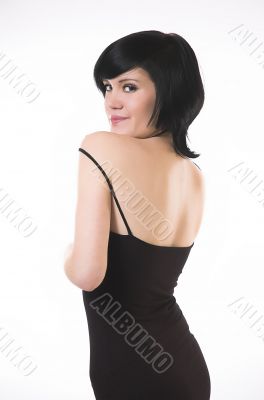 Seductively looking brunette Seductively looking brunette